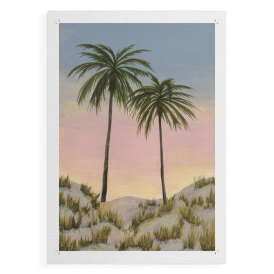 Sunrise Palms I - Impression sur toile seulement - NON CADRE