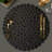 Polyester Embroidered Round Christmas Placemat