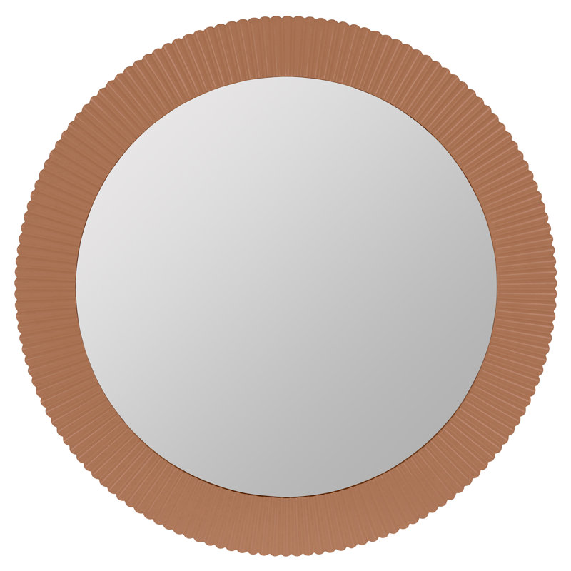 Josia Resin Wall Mirror, Pumpkin Spice