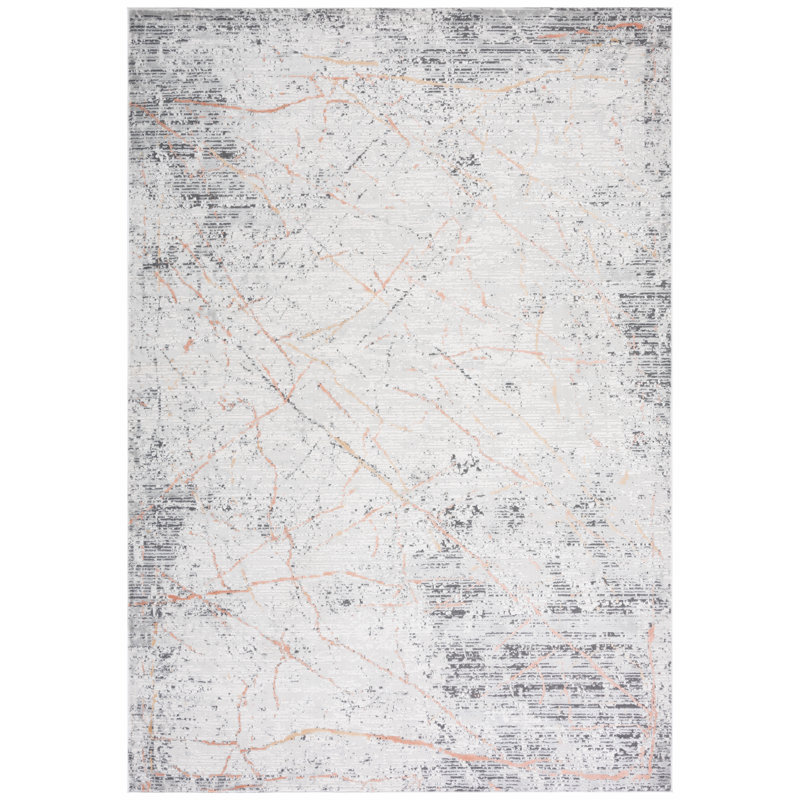 Vogue en beige / rose, Rectangle 5 pi 3 po x 7 pi 6 po