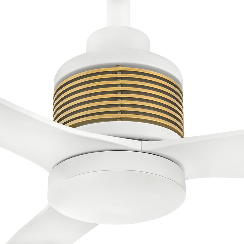 Ventilateur de plafond intelligent Hinkley Oris, Blanc mat