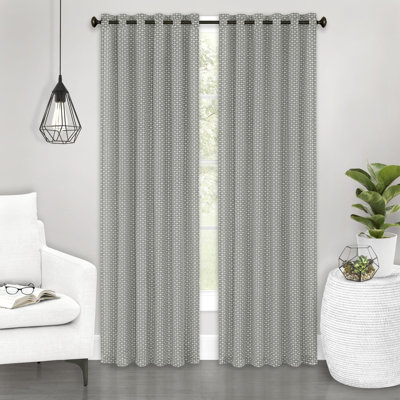 Mckinslee Semi Sheer Curtain Single Panel