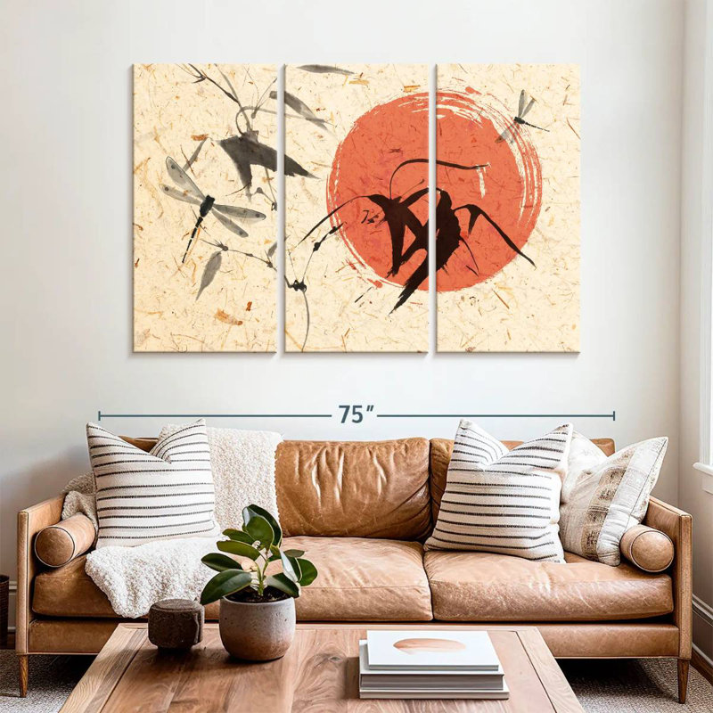 Asian Dragonfly, 42" H x 65" W