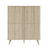 Aurel Mid-Century 24-Pair Shoe Cabinet with Fluted Sliding Doors-2059947823