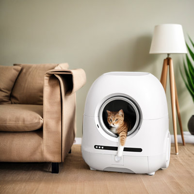Gencie Enclosed Self-Cleaning Litter Box