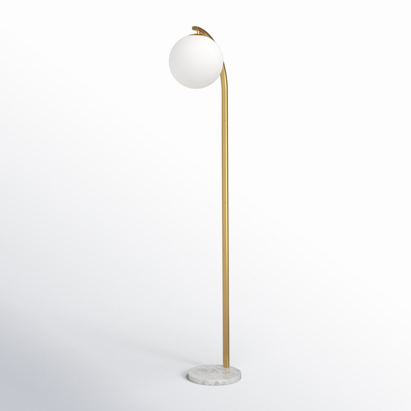 Dilsey 66'' Polished Traditional Floor Lamp