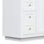 Meuble-lavabo en MDF blanc de 12,7 cm avec lavabo, comprenant le meuble et le lavabo, avec rangement, style ferme moderne-565833329