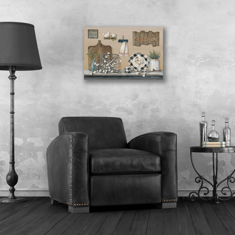 " Farmhouse Kitchen " by Pam Britton, 16" H  x 24" W  x  0.2" D