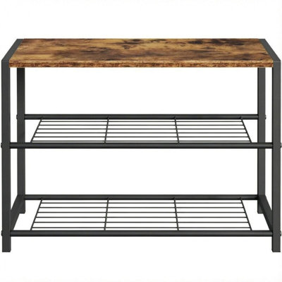 12 Pair Shoe Storage Bench