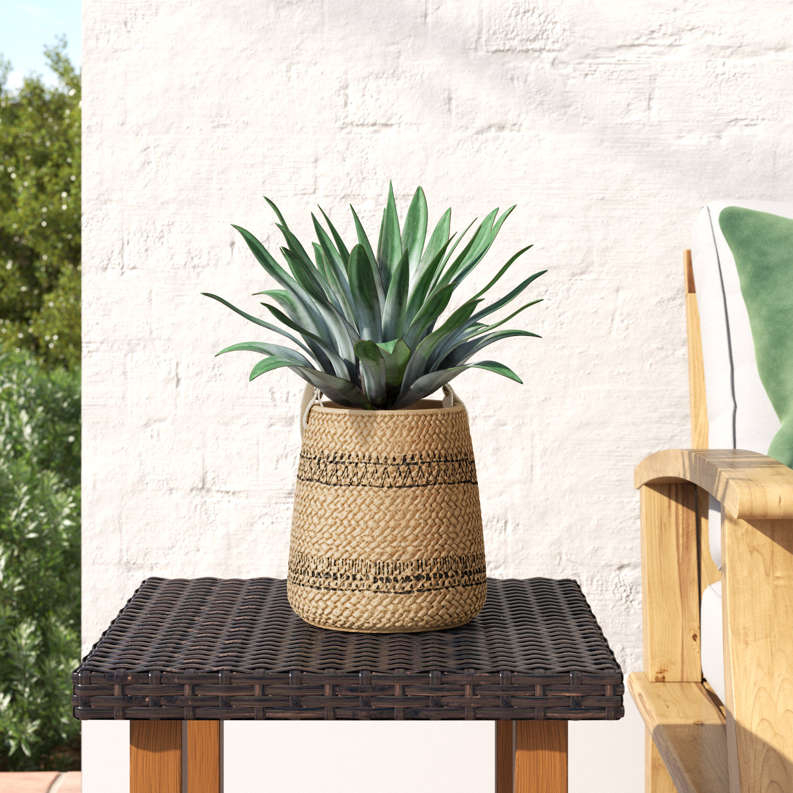 Eralia Pot Planter, 7.1" H x 6.5" W x 6.5" D