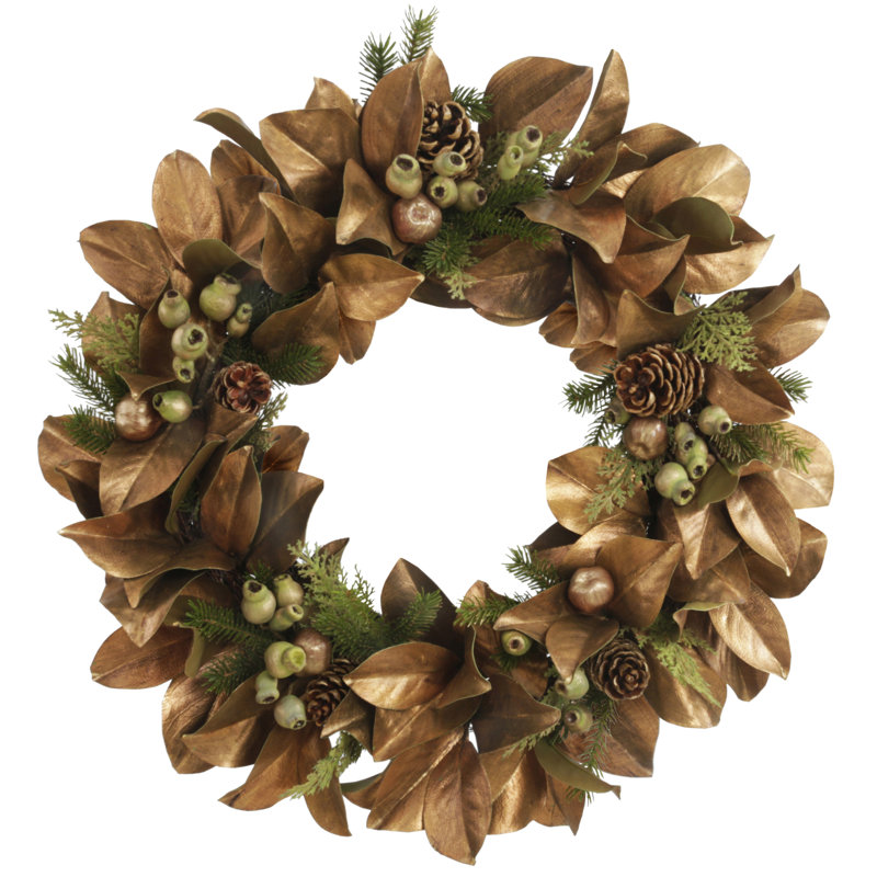 MAGNOLIA LEAF WREATH MIX