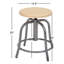 Tabouret de laboratoire à hauteur ajustable-25880923