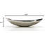Hosley Hammered Stainless Steel Oval Bowl – 13.5” Decorative Centerpiece for Candles, Orbs, Potpourri & Table Styling | Modern Home & Event Décor