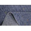 Tapis bleu fait à la main de style Gabbeh 6 x 6