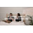 Besan Solid Wood Boucle Upholstered Headboard Bed Frame-990928459-990928470