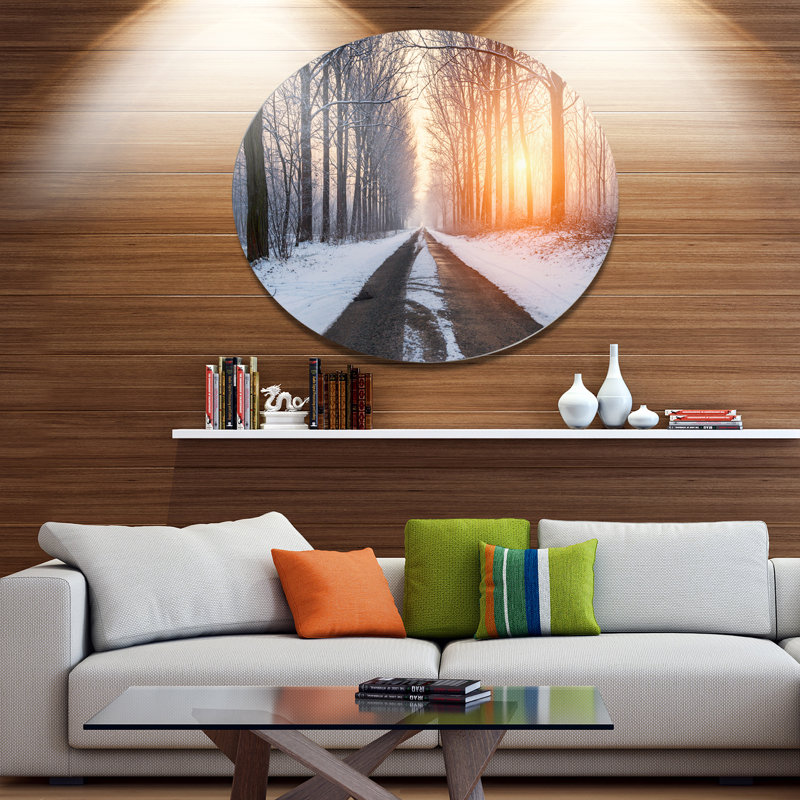 «Bright Sun Break», photographie, H 38 po x l 38 po x P 1 po, Métal