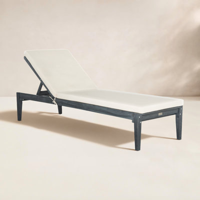 Arwen 23.6'' Outdoor Acacia Chaise Lounge
