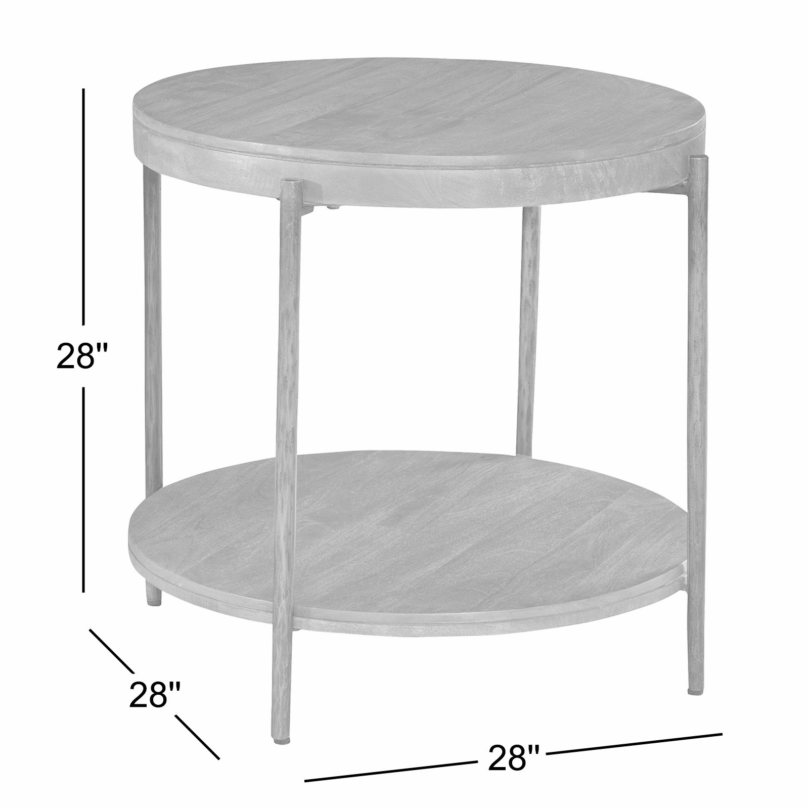 Ashley 28" Mango End Table