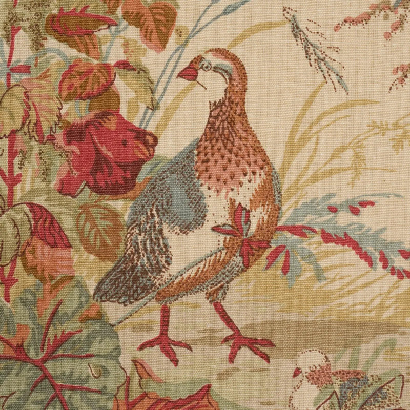 Quail Meadow Fabric, Autumn