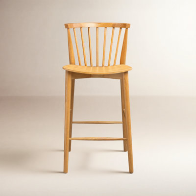 Tybee 25'' Solid Wood Counter Stool