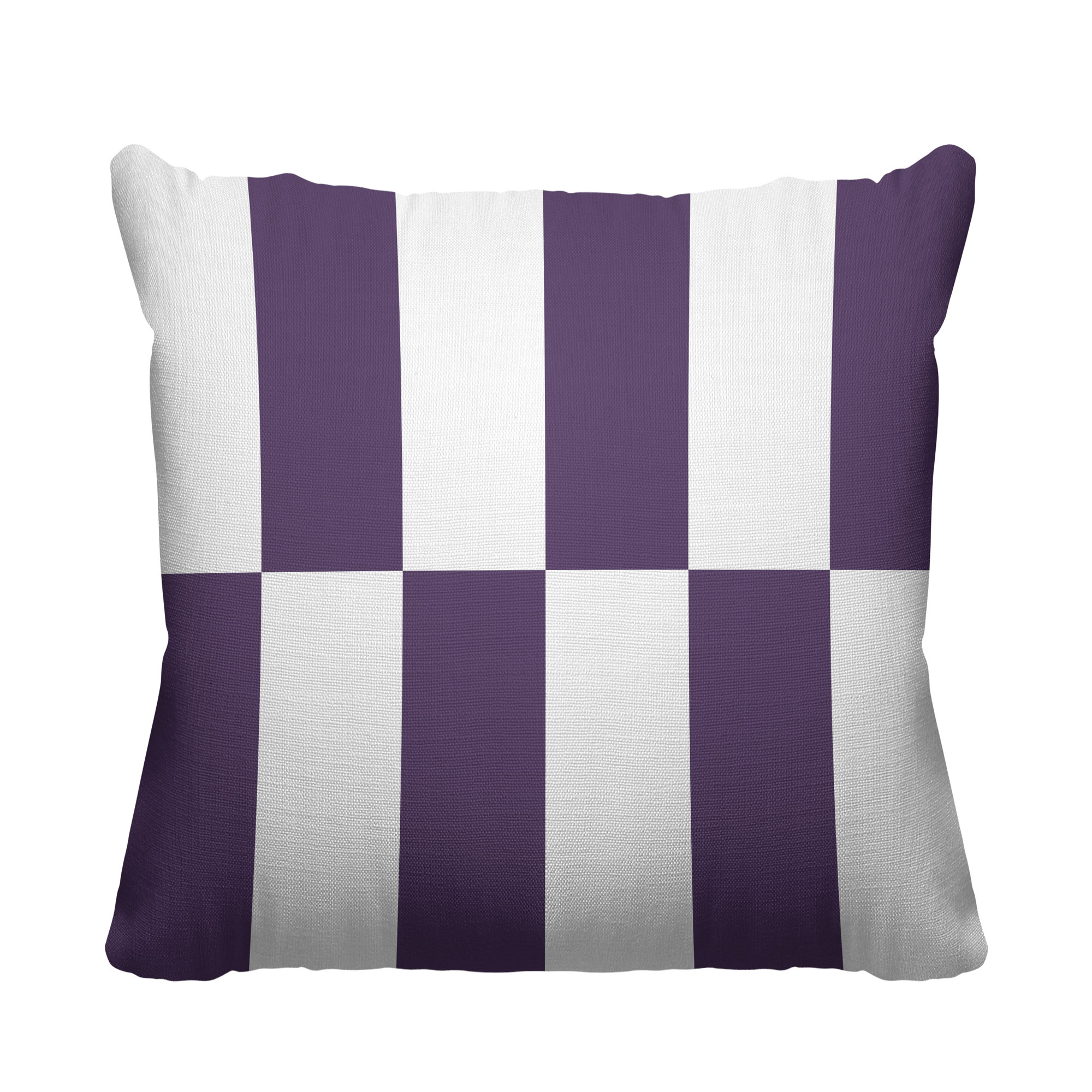 Luella Geometric Indoor/Outdoor Throw Pillow, 15" x 15", Purple, Square
