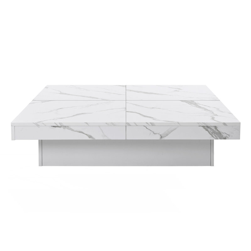 Square Coffee Table With Sliding Top