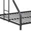 Lit superposé triple Furniture, double / simple / noir