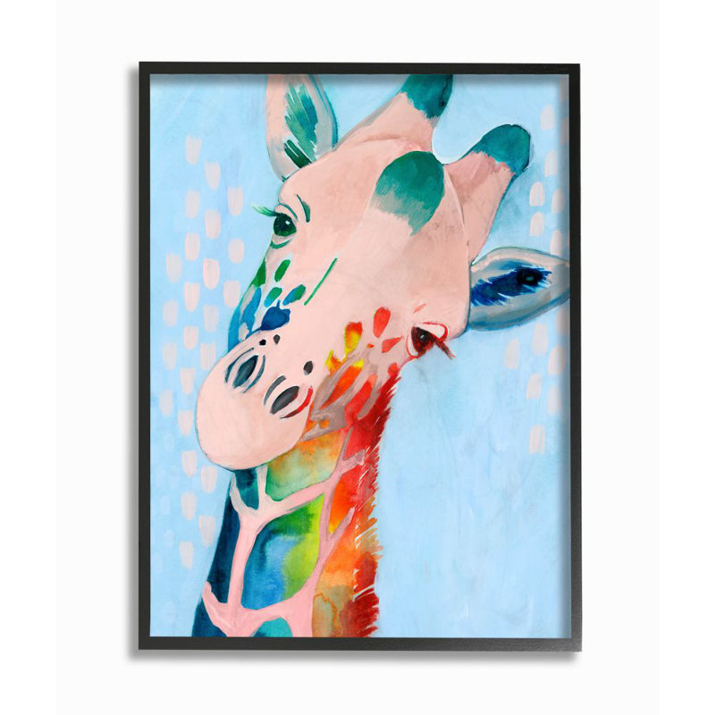 Buldir Animals, 30" H x 24" W x 1.5" D, Midnight Black Framed Giclee