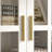 70''H Bookcase With Drawers And Glass-2132505299