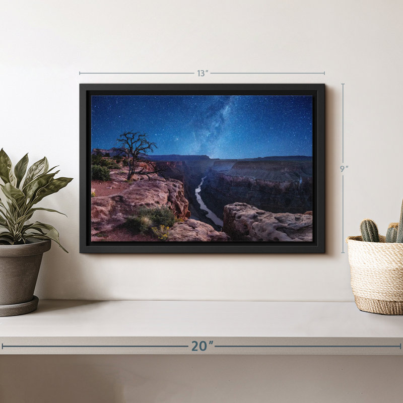 Impression sur toile Grand Canyon, H 9 po x l 13 po