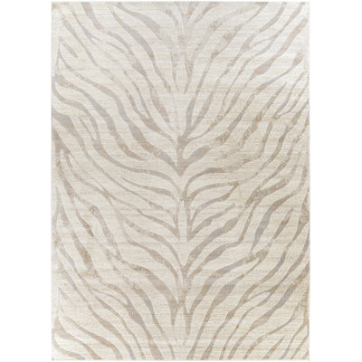 Edsel Oriental Light Gray/Beige Area Rug