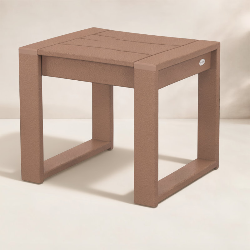 EDGE End Table, 17.5"H x 20"W x 20"L, Brown 