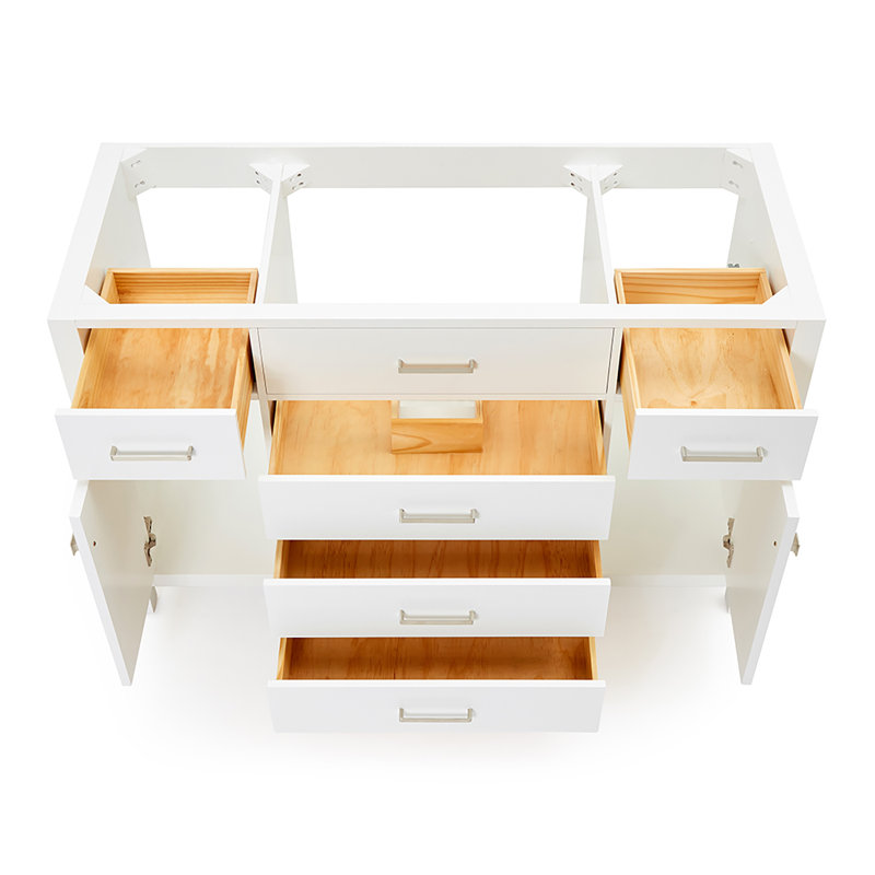 Petrel 54'' Single Bathroom Vanity Base Only, White