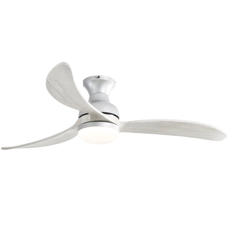 Nicola 52" 3 - Blade LED Standard Ceiling Fan with Remote Control and Light Kit Included