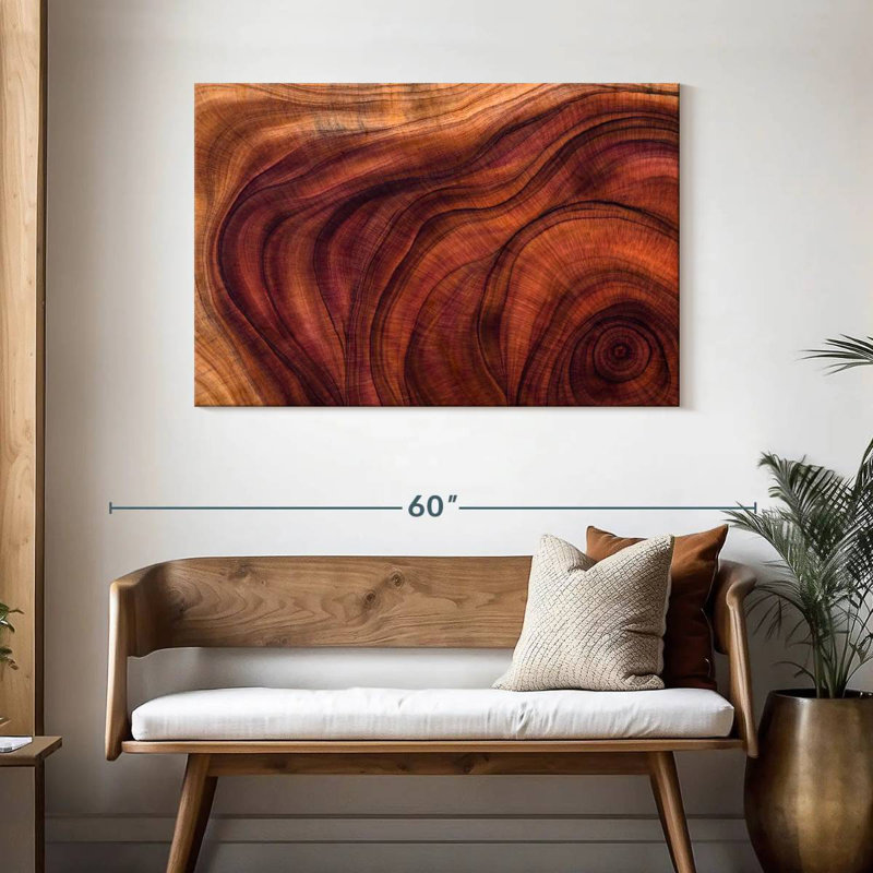 Motif de grain de bois Avery, H 30 po x l 45 po