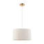 1 Brushed Brass Pendant