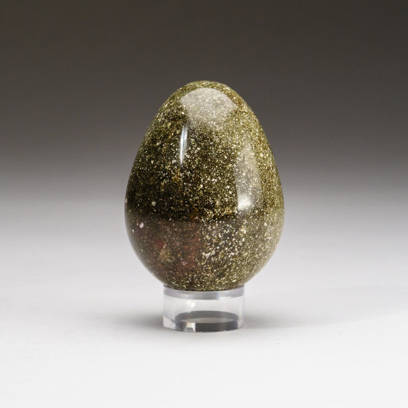 Genuine Polished Ocean Jasper Egg (0.4475 Lbs)