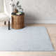 Britley Handmade Tufted Wool Light Blue/Natural Area Rug