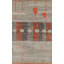 Tapis multicolore 10 pi 9 po x 7 pi One-of-a-Kind New Age
