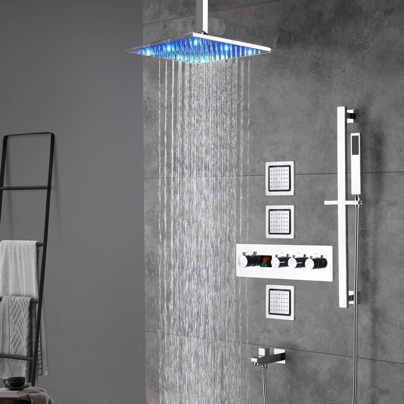 Thermostatic All-In-One Kit with Rough in-Valve