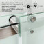 Porte de douche à double fermeture coulissante sans cadre avec verre givré de 3/8 po (10 mm) Opal Mirage MCOCOD l 56-61 "x H 79"-116205490