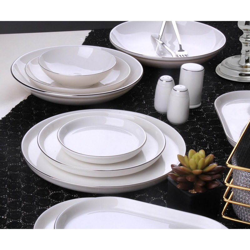 Niamalika Dinnerware Set 24 Piece - Service for 12