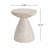 Outdoor/Indoor Lightweight Concrete Side Table