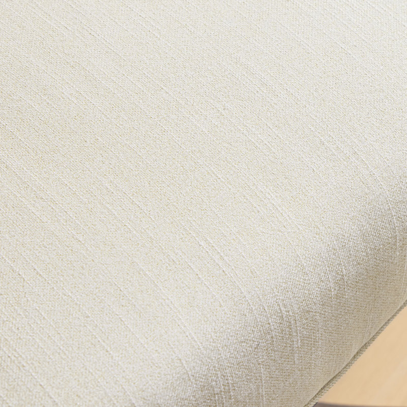 Chaise de travail rembourrée Baden, Blanc crémeux