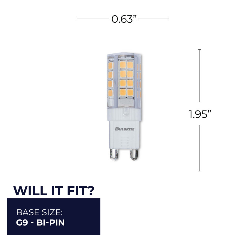 Ampoule à del g9 équivalente 30 watts