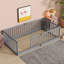 Lit pour enfant avec plate-forme en bois massif-348276532