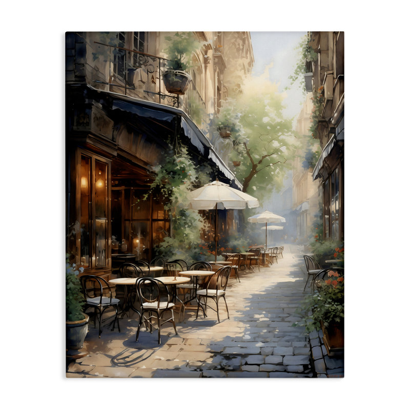 «Cafe In Paris Alleyway», conception par LSR Creative Studio, H 40 po x l 30 po