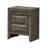 Elegant Gray Storage Nightstand