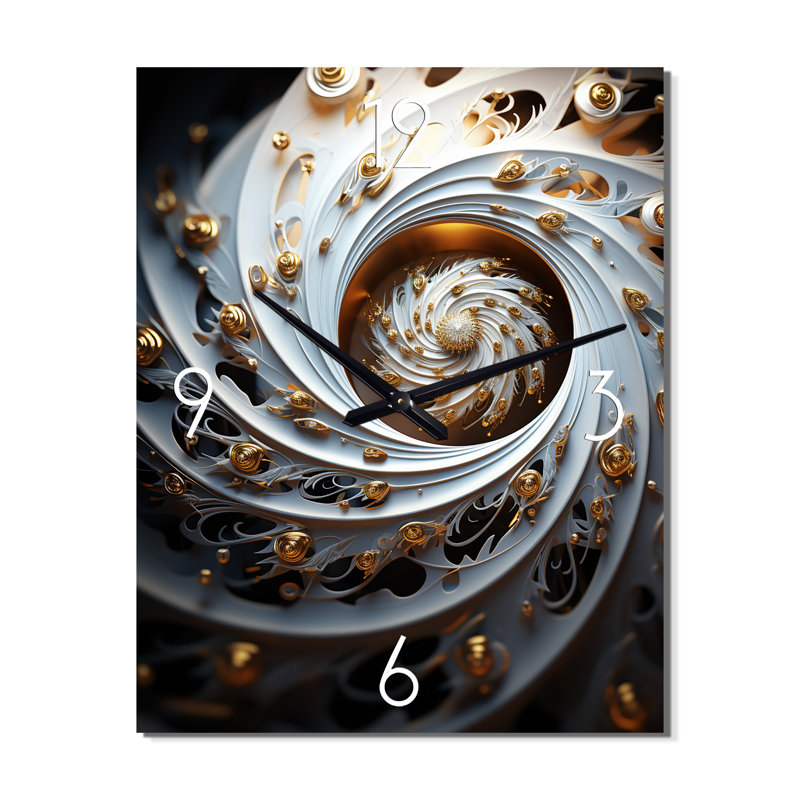 Horloge murale Eflorescence, H 32 po x l 16 po x P 1 po