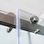Portes de douche coulissantes 60 po x 76 po, verre trempé de 10 mm, nickel brossé - Portes Luxury Luxury 60 po de largeur x 76 po de hauteur, trempé de 3/8 po, ajout moderne